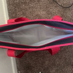 Trader Joes Red and black reusable insulated 