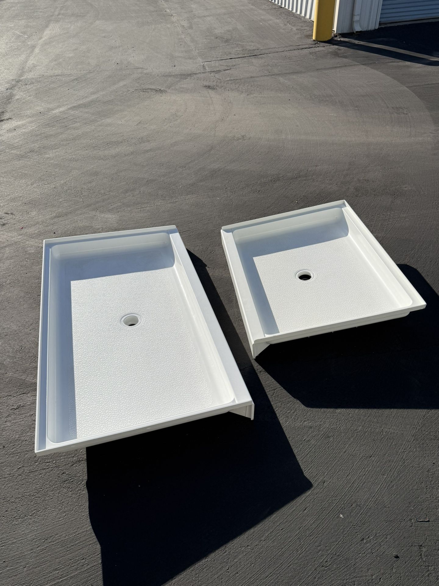 2 SWANSTONE SOLID SURFACE SHOWER BASES LIKE NEW (different Price Each)