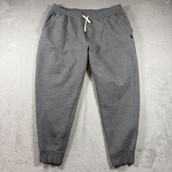 Polo Ralph Lauren Men’s Size Large Gray Joggers Sweatpants Drawstring #796