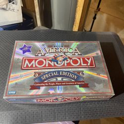 2002 PARKER BROS. THE AMERICA MONOPOLY GAME SPECIAL EDITION