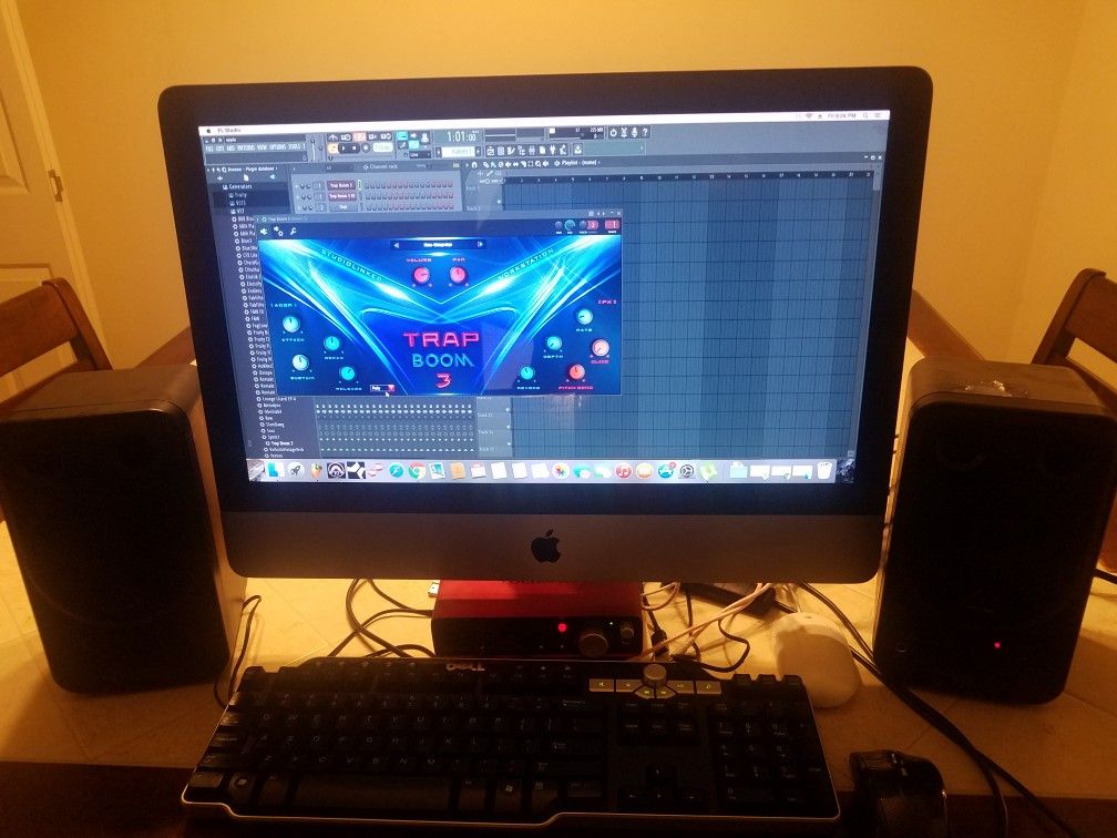 Awesome Apple Mac Recording studio setup loaded 40,000 plus drums and software (protools flstudio studio one waves)