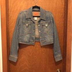 Levi Strauss Denim cropped Jacket, L