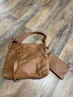 Fossil Leather Bag and wallet
