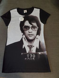 Junior's Shirt - Elvis Mugshot
