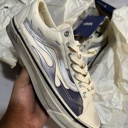 Vans Old Skool White Flame