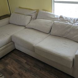 2 Section/ Chaise Lounge Couch