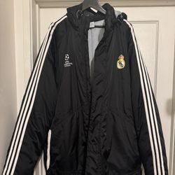Real Madrid Soccer Adidas Jacket Size 2xl Men