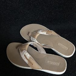 Sperry Top-Slider Flip Flops Sz 5M