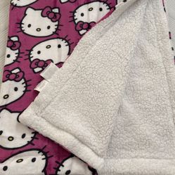Hello Kitty Throw Blanket 