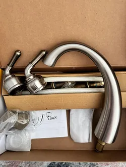 NEW Tuscany Brass Roman Tube Faucet - Solid Brass