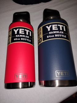 2 YETI RAMBLERS 46oz/64oz