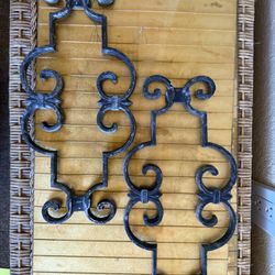 VTG Rot Iron Steel Gate Adornments For My Mansion In Bel Air, California