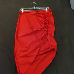  Red  Skirt