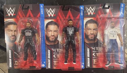 ROMAN REIGNS WWE Basic 137 129 Chase Figure Lot Of 3 DMG PKG Bundle Bloodline