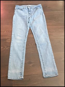 Levi’s 711 Skinny Jeans Women’s Size 28 Light Wash Stretch Denim 045