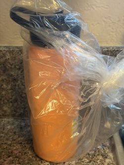 Camelbak 25 oz flip top water bottle orange brand new authentic stainless steel