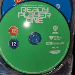 Ready Player One 4k Ultra Hd Disc Only 