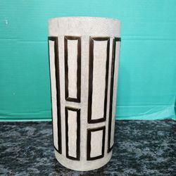 Cylinder Block Vase Designed by R&T Augousti 12" Tall