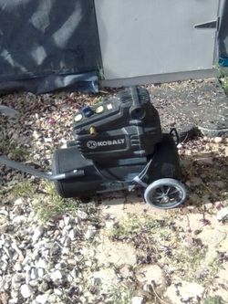 Cobalt air compressor 150 psi runs great