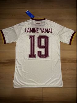 Lamine Yamal #19 Spain 2026 World Cup Away Jersey