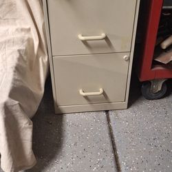 Metal 2 Drawer File Cabinet
