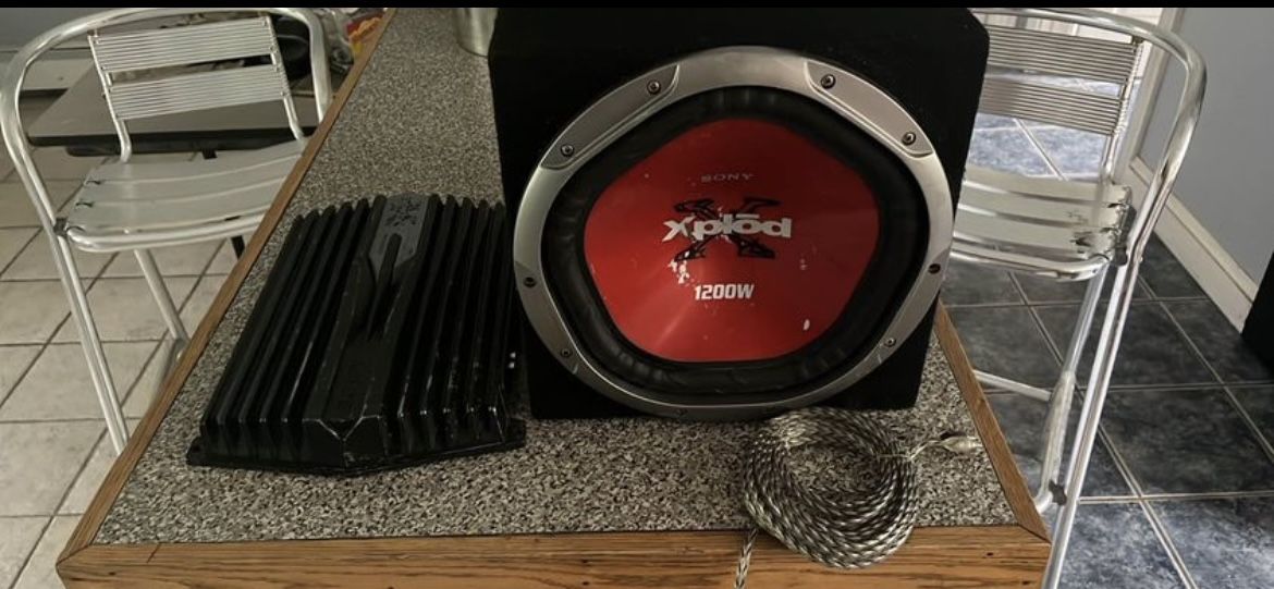 Subwoofer 1200 WATT Solid Sony Speaker