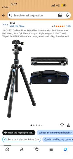 Camera tripod
