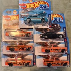 Hot Wheels XL Scale Lot,Chevy,Mustang,Benz Metal Diecast 2026