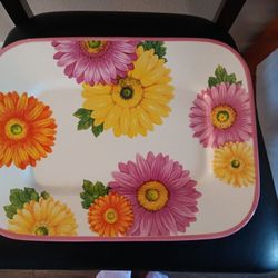 Ceramic Cheryl Cookies Platter & Heart Wreath