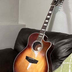 High quality 12-string acoustic-electric guitar