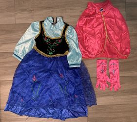 Kids Ana Frozen Costume Size 4-5T
