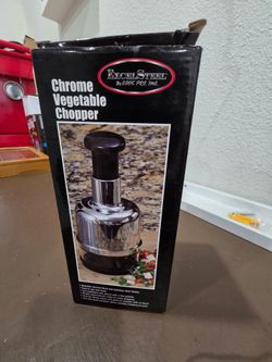 Chrome vegetable chopper