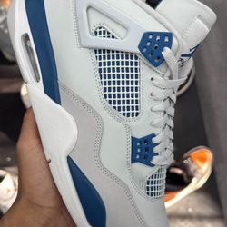 military blue jordan 4
