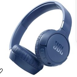 
JBL Tune 660NC: Wireless On-Ear Headphones with Active Noise Cancellation - Blue, Medium
