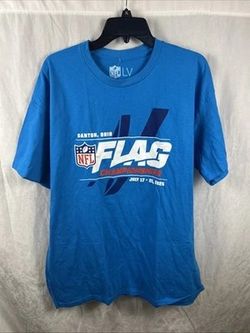 NFL Flag Championships 2025 T-Shirt Blue 2XL