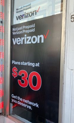 VERIZON PREPAID STARTING $30