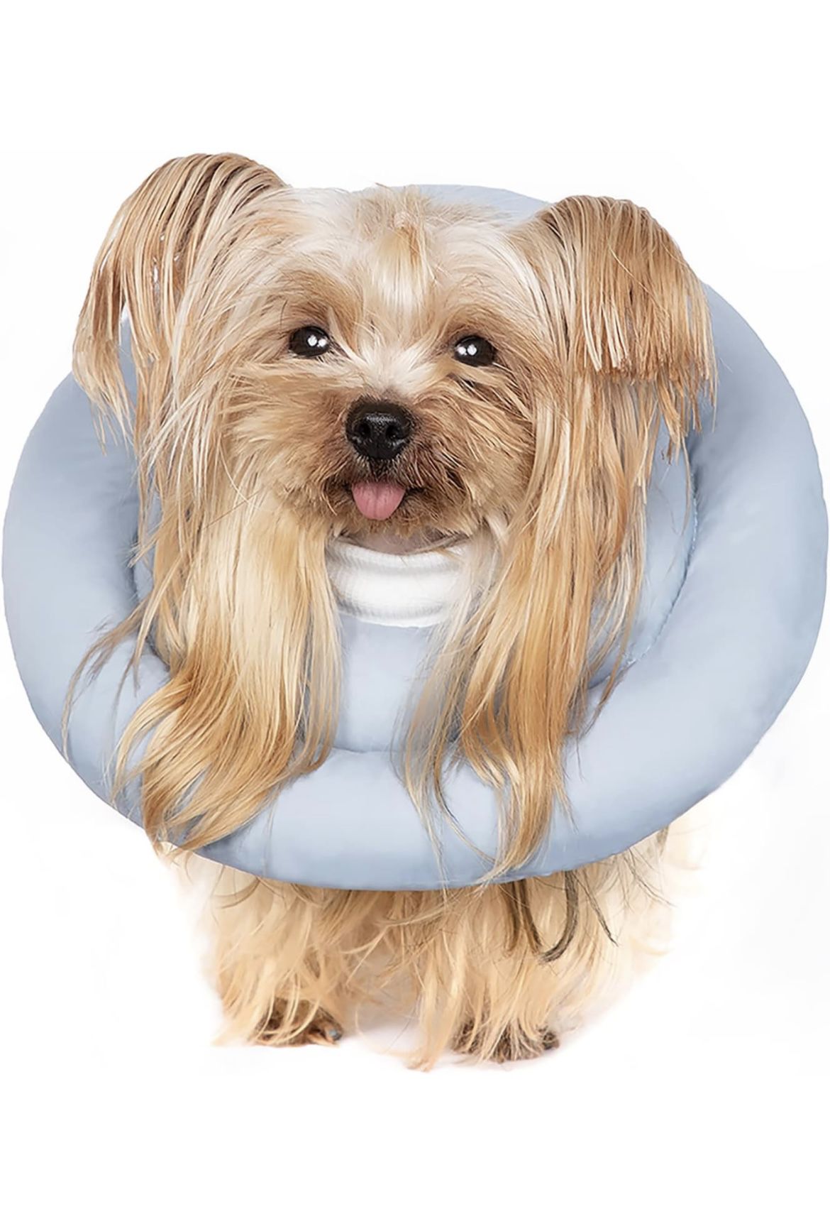 Gagabody Dog Cones for Small Dogs,Comfortable Adjustable Soft Dog Cone Alternative After Surgery,Elizabethan Donut Collar for Small Dogs✅NEW• Size: M✅