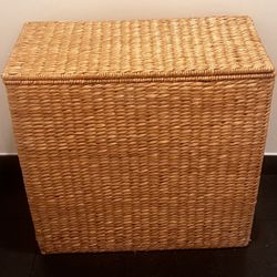 Wooden His & Her’s laundry Basket