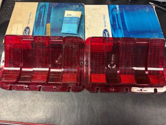 67-68 Mustang tail lamp lenses