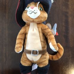 Sweet Deal! Vintage Puss In Boots TY Beanie Baby