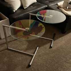 Mid Century Modern Side Tables Glass