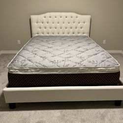 Queen Bed With Pillowtop Bamboo Mattress Only $425 Full Size $400