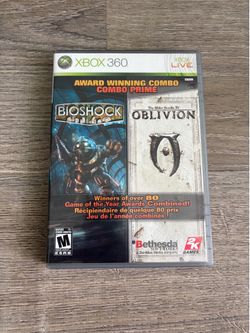 Bioshock & Elder Scrolls Xbox 360