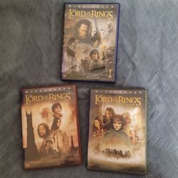 Lord of the Rings Trilogy on DVD