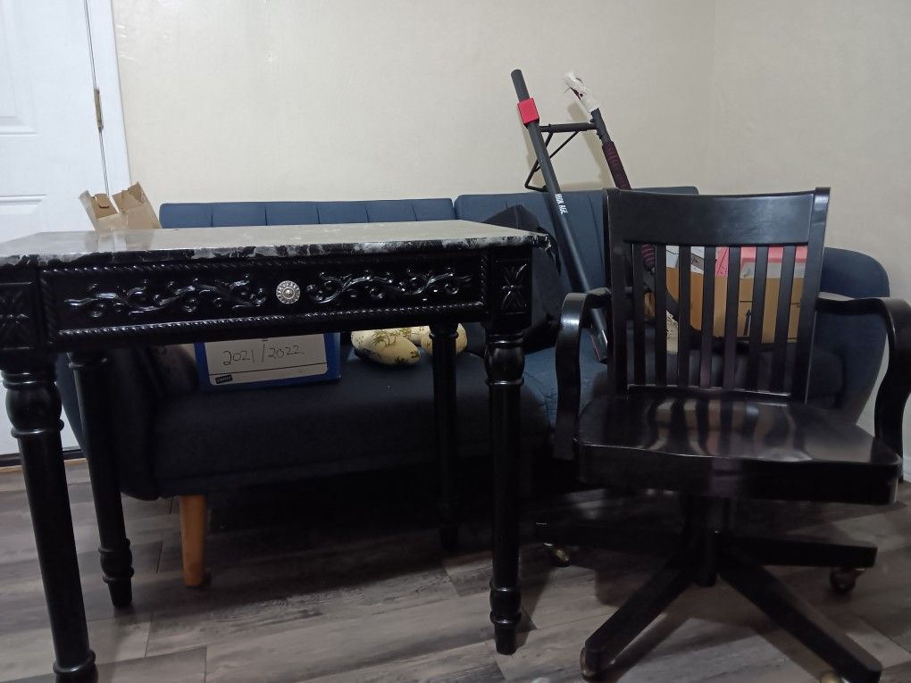 Desk And Matching Chair