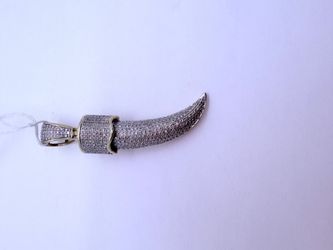 10KYG Diamond Charm
