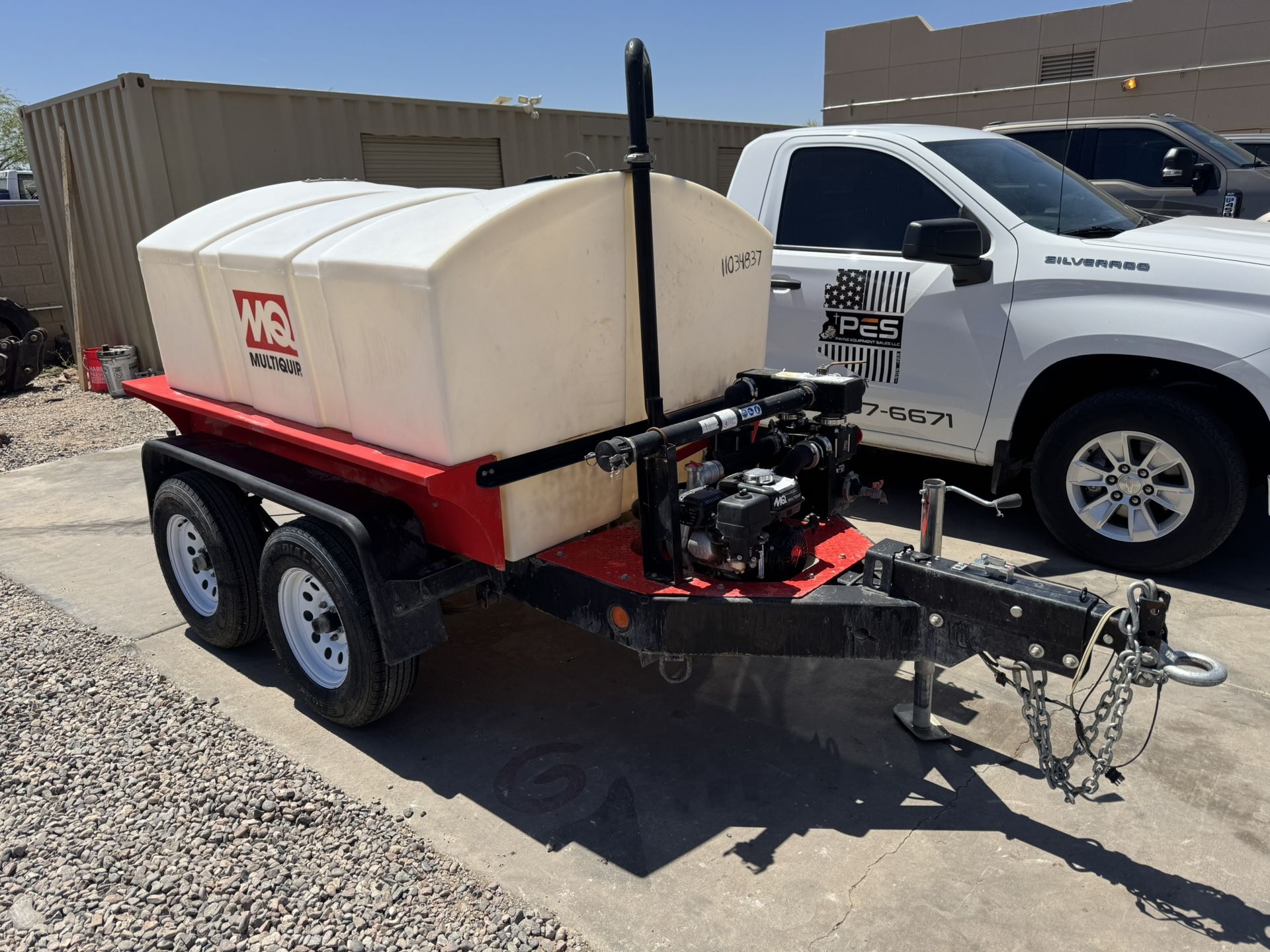 2020 Multi Quip 550 Gallon Water Wagon