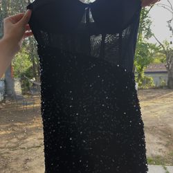 Black Offshoulder Dress