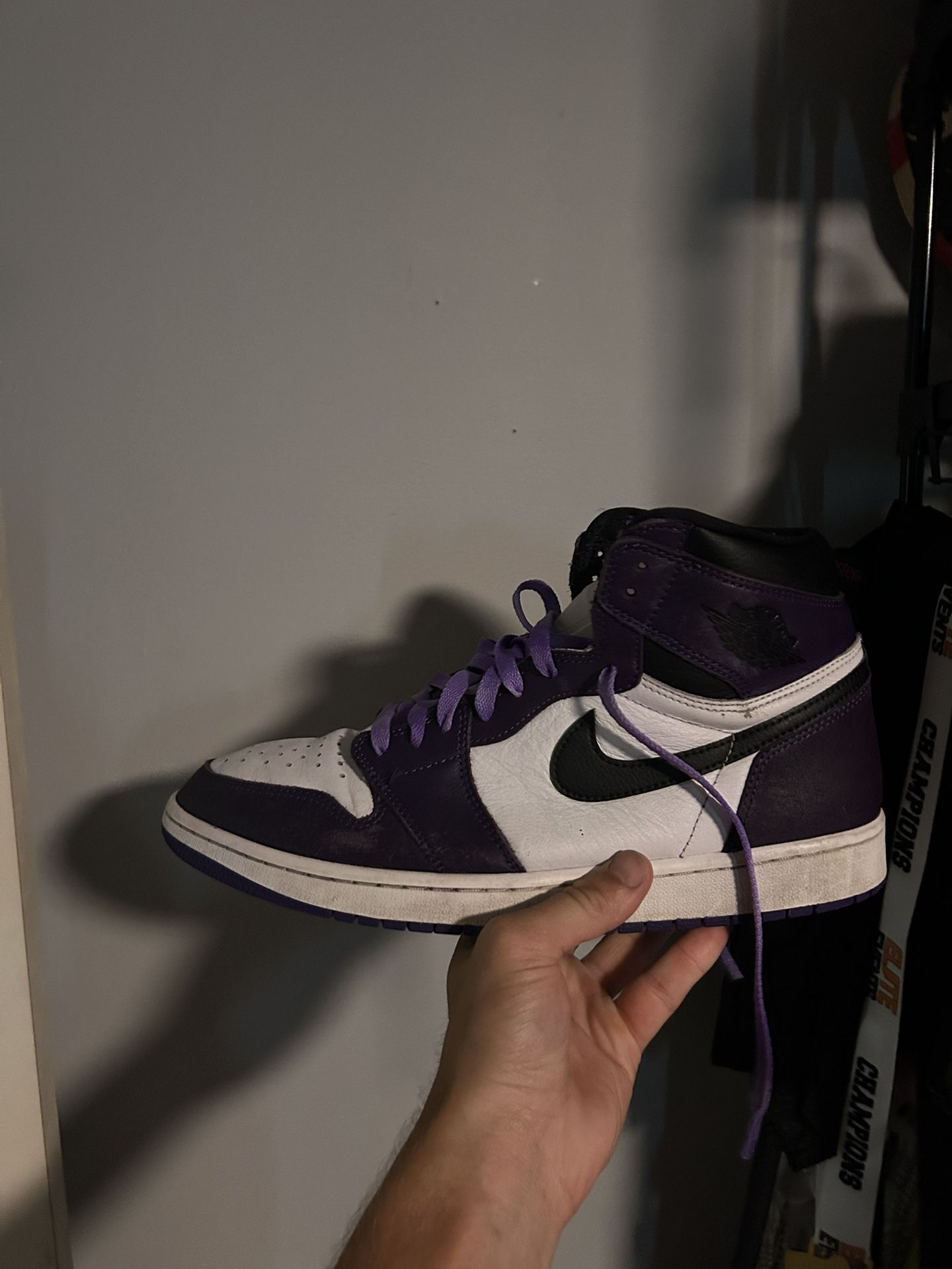 Jordan 1 High Court Purple Size 12