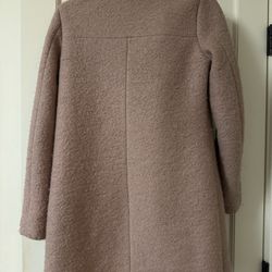 Stylish Macys Wool Pink Jacket Size Small 